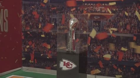 Chiefs' Lombardi Trophy makes stop at Missouri State Capitol